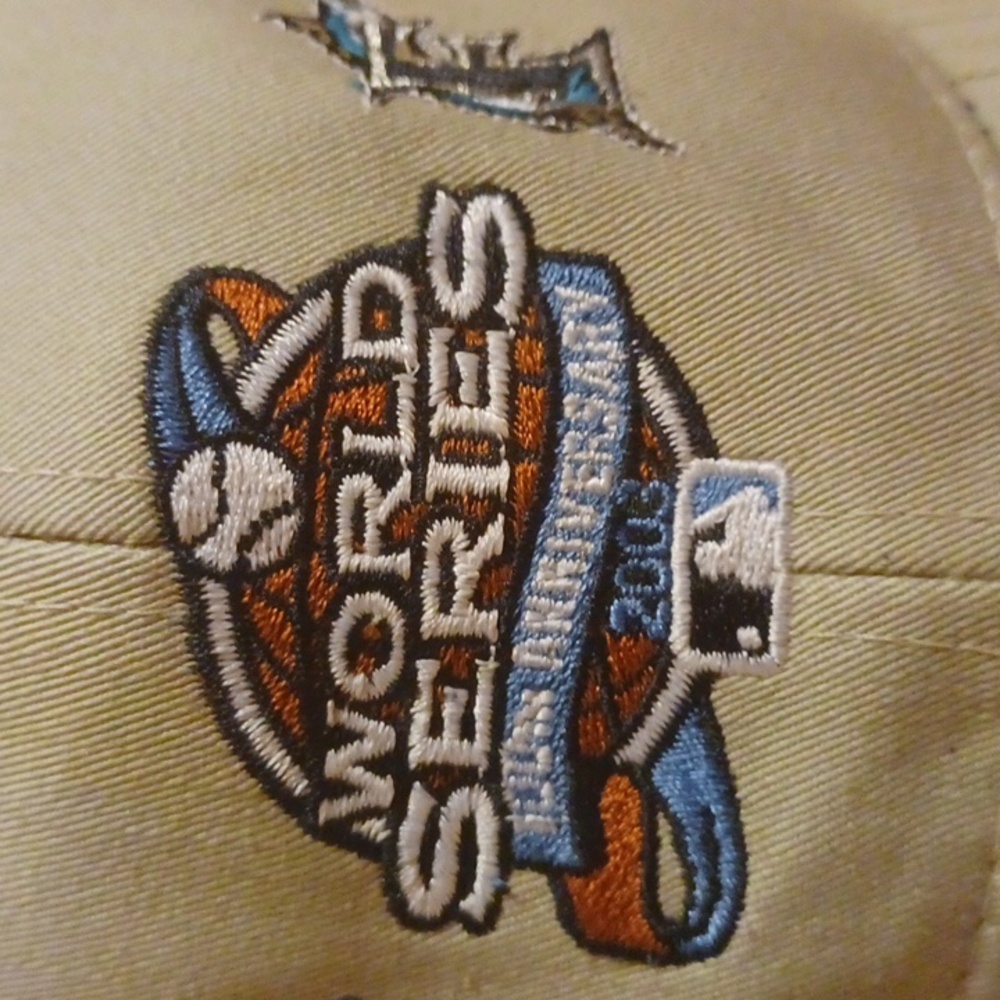 MLB 2003 World Series 100th Anniversary Playoffs Cap-Marlins & Yankees, NWOT - Picture 2 of 12